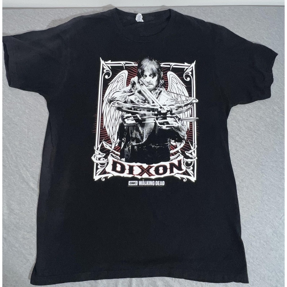 Walking Dead Daryl Dixon Shirt Mens Large Crossbow AMC‎ Graphic Tee TV Horror
